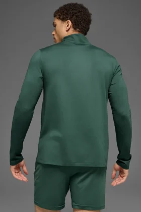 Conquer 1/4 Zip Reform langermet – kløvergrønn