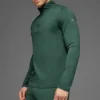 Conquer 1/4 Zip Reform langermet – kløvergrønn