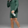 Conquer 1/4 Zip Reform langermet – kløvergrønn
