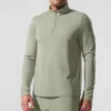 Conquer 1/4 Zip Reform langermet – Limestone