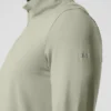 Conquer 1/4 Zip Reform langermet – Limestone