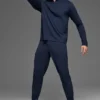 Conquer 1/4 Zip Reform langermet – Navy