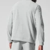 Conquer Max Mock Neck Full Zip – Athletic Heather Grey