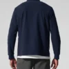 Conquer Max Mock Neck Full Zip – Navy