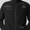 Conquer Max Mock Neck Full Zip – svart