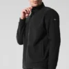 Conquer Max Mock Neck Full Zip – svart