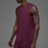 Conquer Muscle Tank – Burgundy
