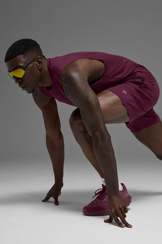 Conquer Muscle Tank – Burgundy