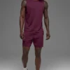 Conquer Muscle Tank – Burgundy