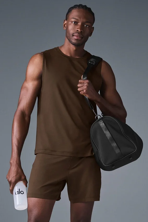 Conquer Muscle Tank – Espresso