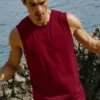 Conquer Muscle Tank – Garnet