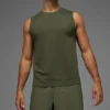 Conquer Muscle Tank – Green Olive