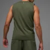 Conquer Muscle Tank – Green Olive