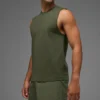 Conquer Muscle Tank – Green Olive