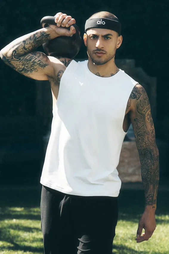 Conquer Muscle Tank – hvit
