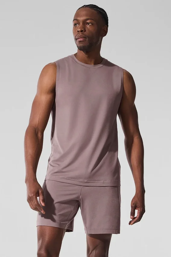 Conquer Muscle Tank – Mushroom