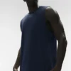 Conquer Muscle Tank – Navy