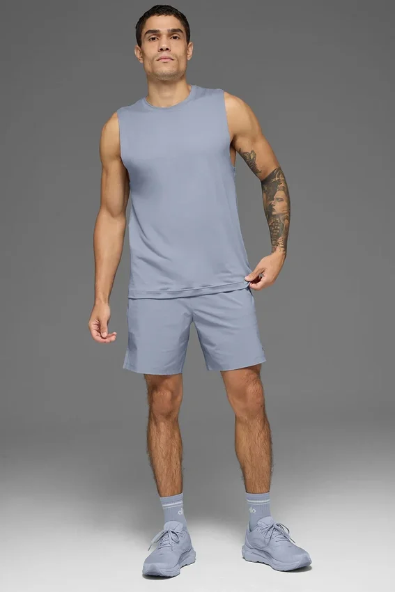 Conquer Muscle Tank – Winter Frost