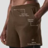 Conquer React 2-i-1 Performance-shorts – Espresso/svart