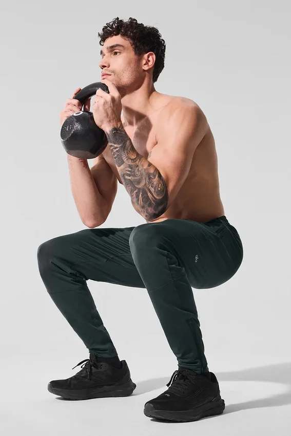 Conquer React Performance Bukser – Charcoal Green