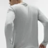 Conquer Reform langermet genser med rund hals – Athletic Heather Grey