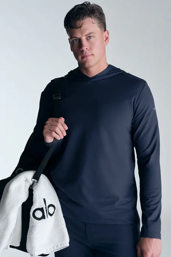 Conquer Reform langermet med hette – Navy