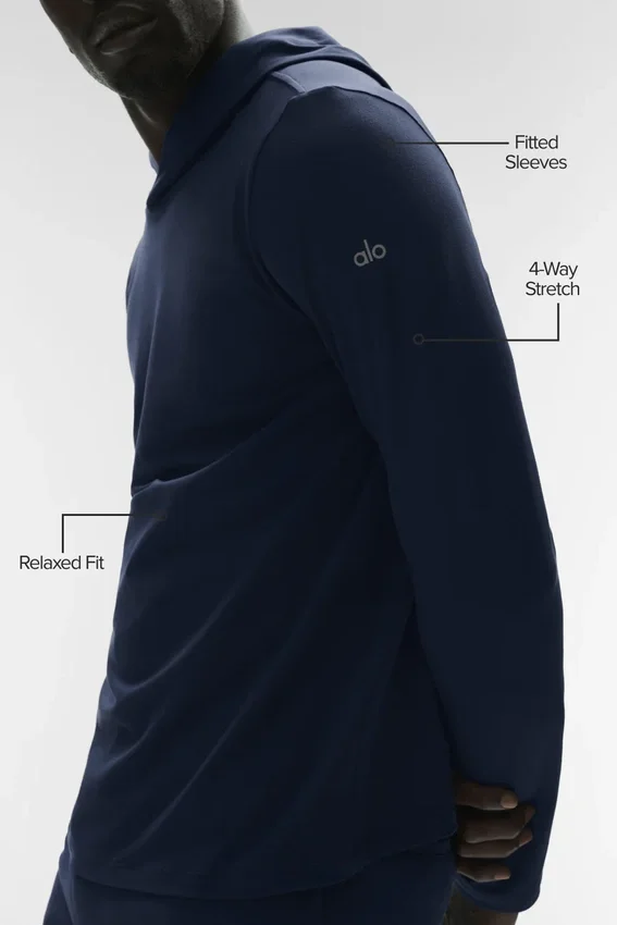 Conquer Reform langermet med hette – Navy