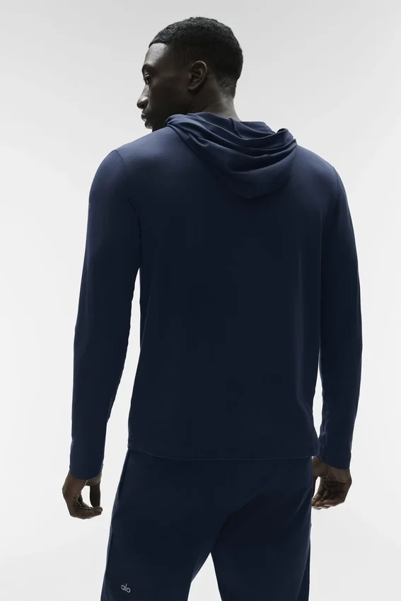 Conquer Reform langermet med hette – Navy
