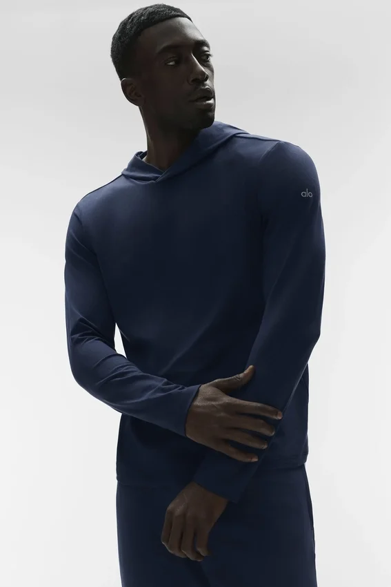 Conquer Reform langermet med hette – Navy