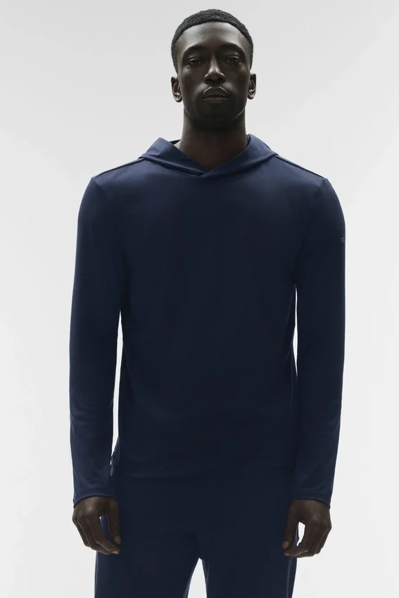 Conquer Reform langermet med hette – Navy
