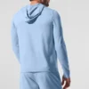 Conquer Reform langermet med hette – Seashell Blue
