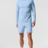 Conquer Reform langermet med hette – Seashell Blue