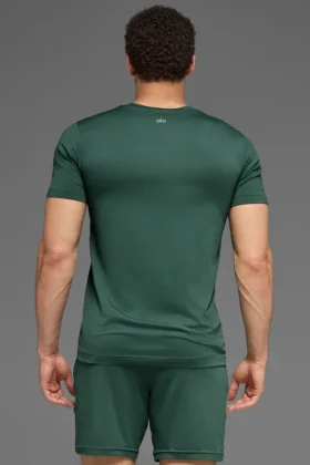 Conquer Reform T-skjorte med rund hals og korte ermer – Clover Green