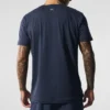 Conquer Reform T-skjorte med rund hals og korte ermer – Navy