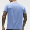 Conquer Reform T-skjorte med rund hals og korte ermer – Provence Blue Heather