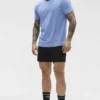 Conquer Reform T-skjorte med rund hals og korte ermer – Provence Blue Heather
