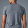 Conquer Reform T-skjorte med rund hals og korte ermer – Steel Grey