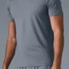Conquer Reform T-skjorte med rund hals og korte ermer – Steel Grey