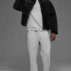 Corduroy Stage Puffer – svart