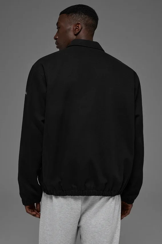 Cotton Canvas Coaches-jakke – svart