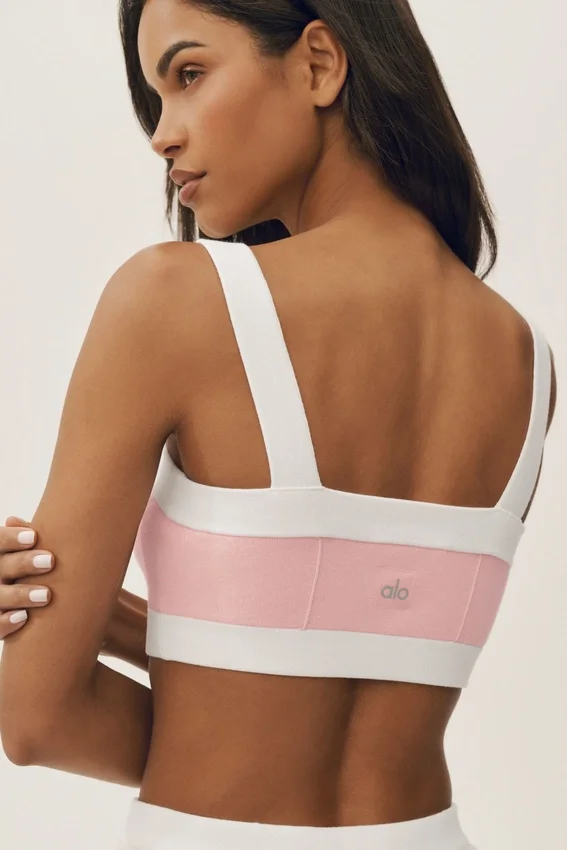Cotton Cashmere Capri Dream-BH – solfylt rosa/hvit