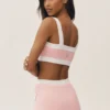 Cotton Cashmere Capri Dream-BH – solfylt rosa/hvit