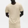 Cotton Cashmere Ever Soft kortærmet genser – Sandy Beige
