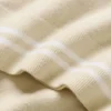 Cotton Cashmere My Serve kortærmet – Sandy Beige/Hvit