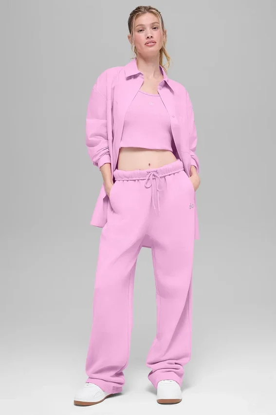 Cotton Real Deal langermet knappeskjorte – Candy Heart Pink