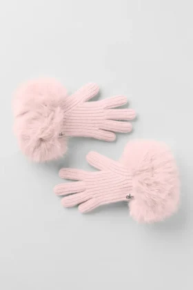 Courchevel kashmirhansker – Frosted Pink