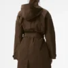 Crinkle on the Move Trench – Espresso