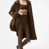 Crinkle on the Move Trench – Espresso