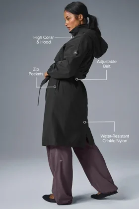 Crinkle on the Move Trench – Svart