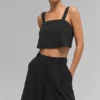 Cropped Dreamscape Singleter – svart